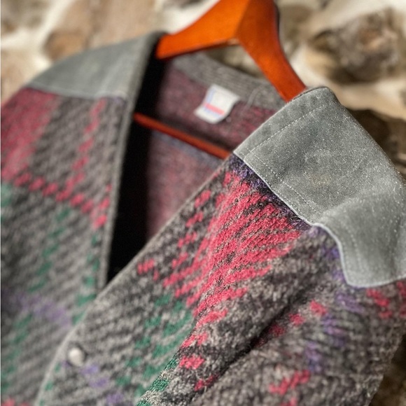 VINTAGE grandpa sweater/ cardigan - Picture 3 of 4